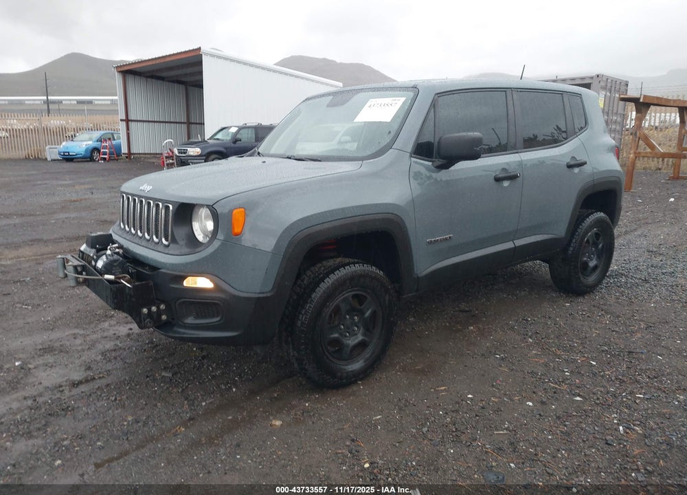 2018 JEEP RENEGADE SPORT 4X4 VIN: ZACCJBAH8JPJ00480