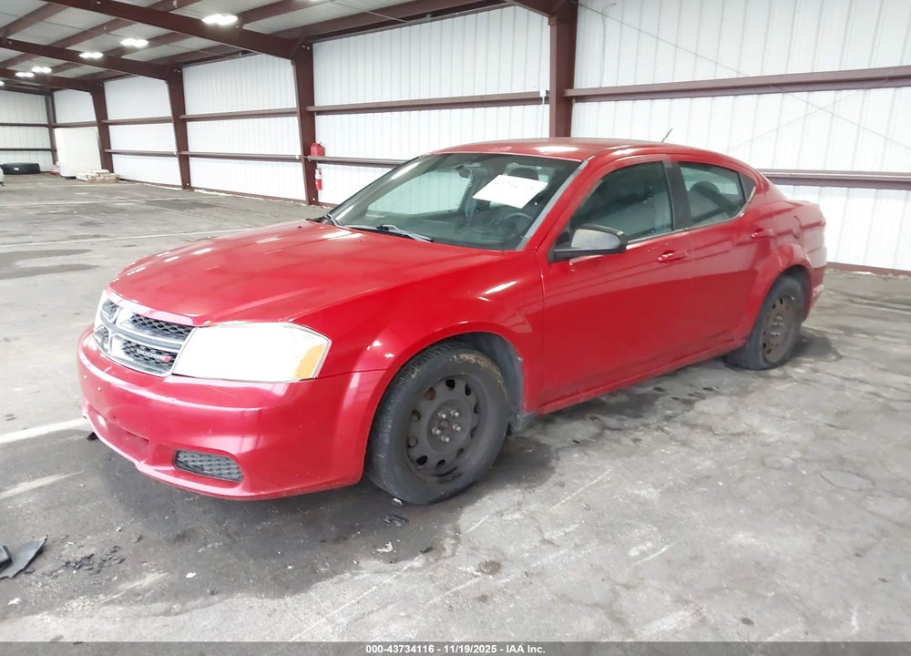 2013 DODGE AVENGER SE V6 VIN: 1C3CDZAG1DN747900