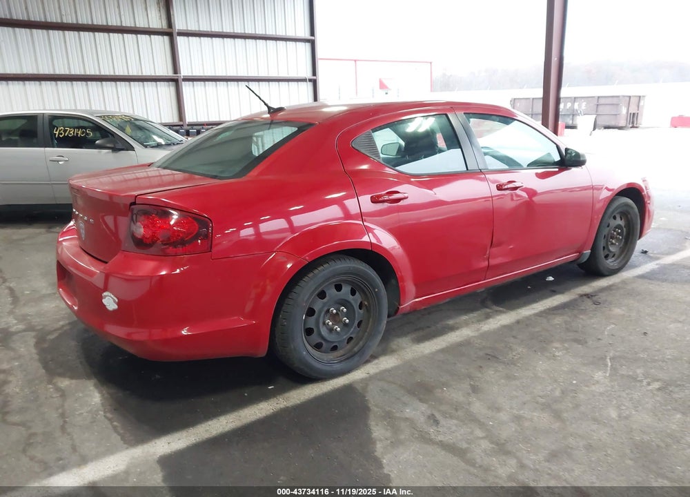 2013 DODGE AVENGER SE V6 VIN: 1C3CDZAG1DN747900