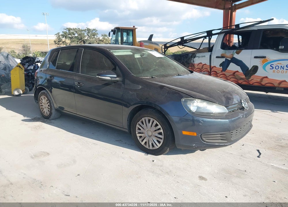 2013 VOLKSWAGEN GOLF 2.5L 4-DOOR VIN: WVWDB7AJXDW132455