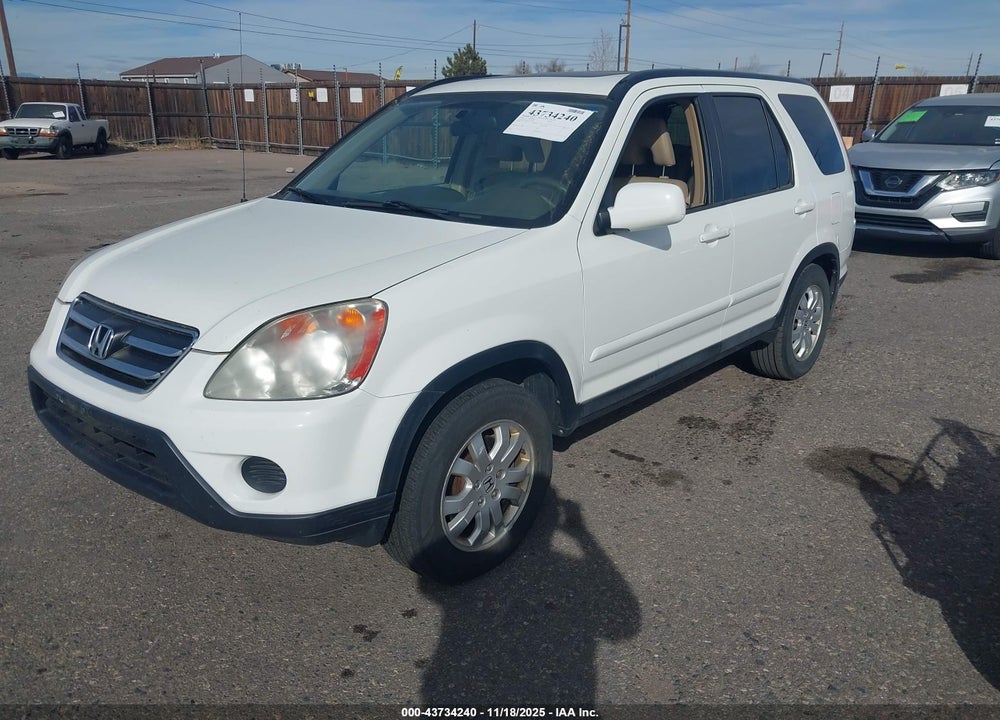 2005 HONDA CR-V SE VIN: SHSRD78915U336605
