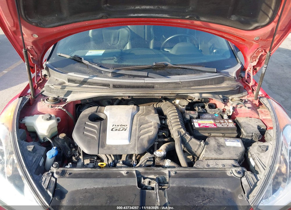 2016 HYUNDAI VELOSTER TURBO VIN: KMHTC6AE8GU254880
