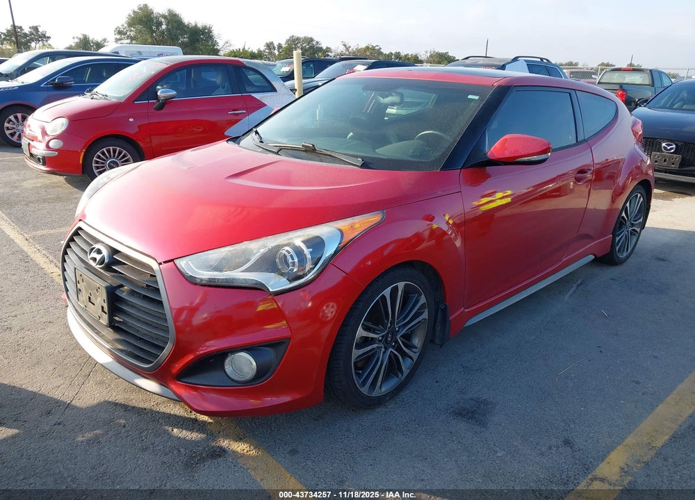 2016 HYUNDAI VELOSTER TURBO VIN: KMHTC6AE8GU254880