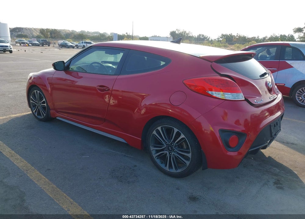 2016 HYUNDAI VELOSTER TURBO VIN: KMHTC6AE8GU254880