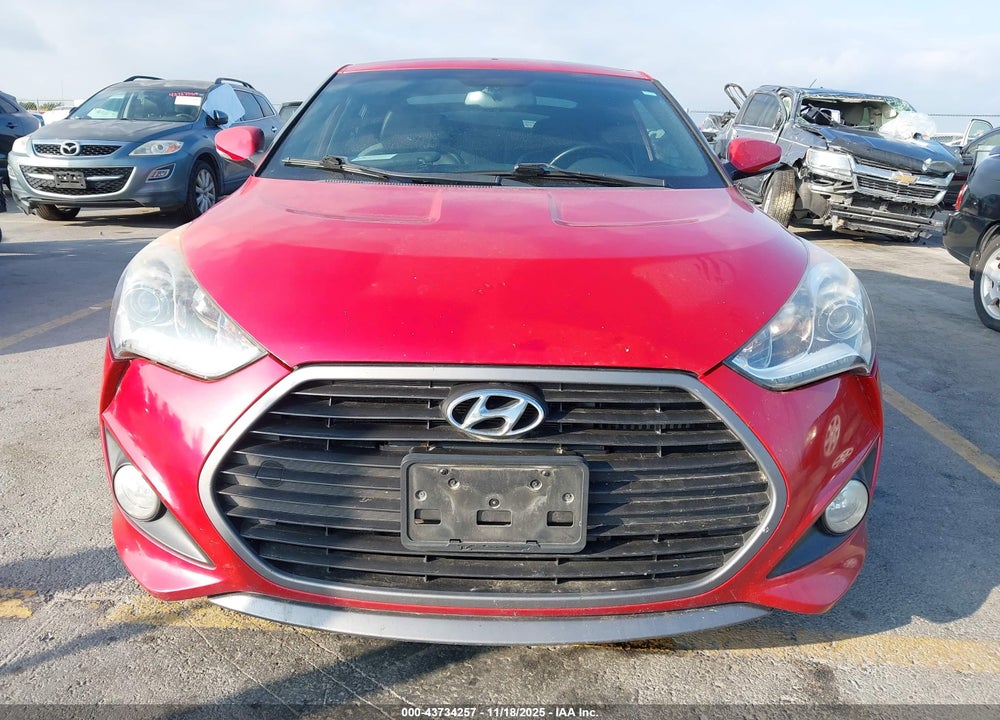 2016 HYUNDAI VELOSTER TURBO VIN: KMHTC6AE8GU254880