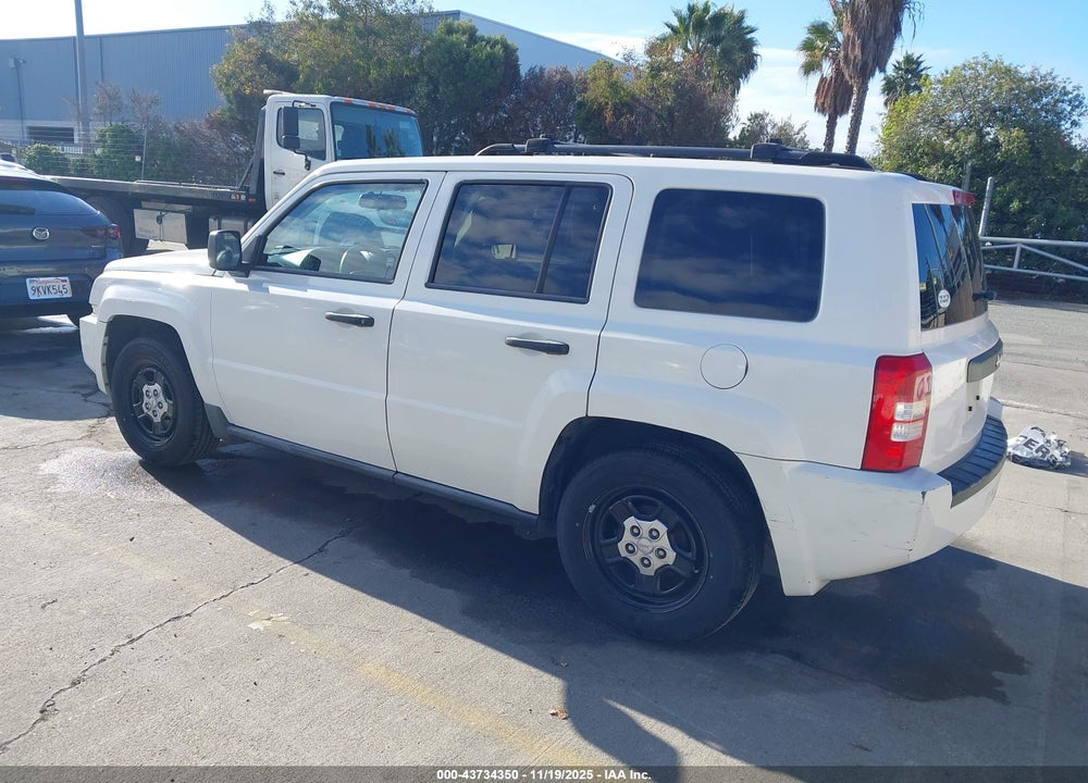2009 JEEP PATRIOT SPORT VIN: 1J8FT28B89D165425
