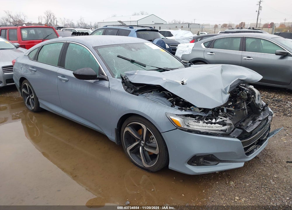 2021 HONDA ACCORD SPORT VIN: 1HGCV1F39MA098033