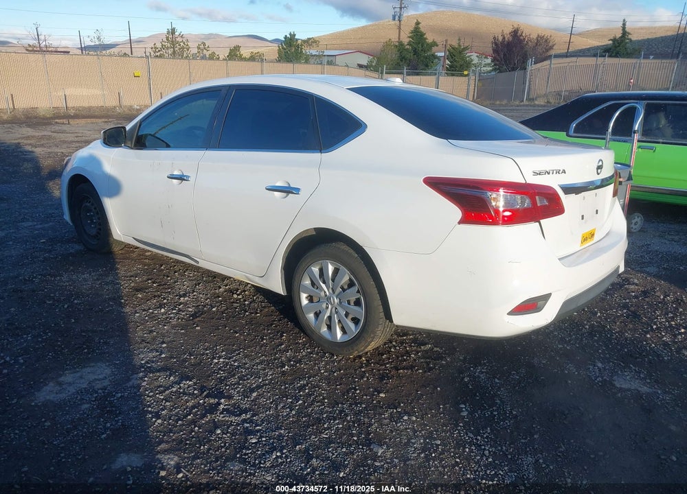 2017 NISSAN SENTRA SV VIN: 3N1AB7AP9HL642706