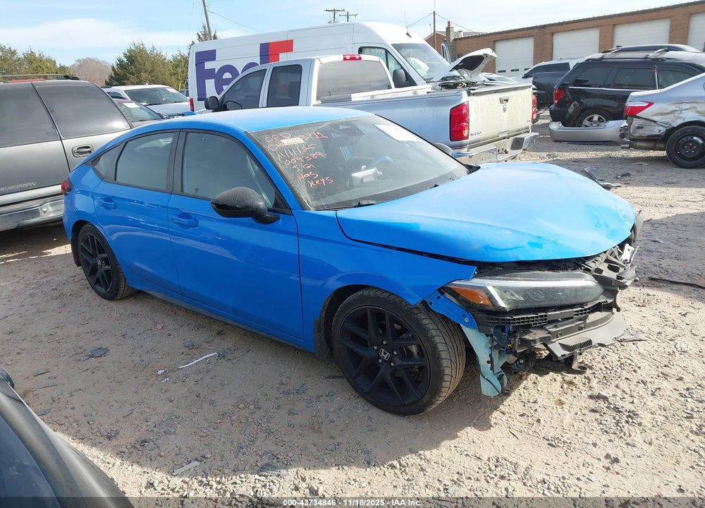 2022 HONDA CIVIC SPORT VIN: 19XFL2H81NE009389