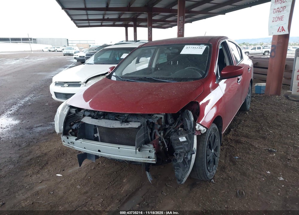 2019 NISSAN VERSA 1.6 S+ VIN: 3N1CN7AP6KL806646