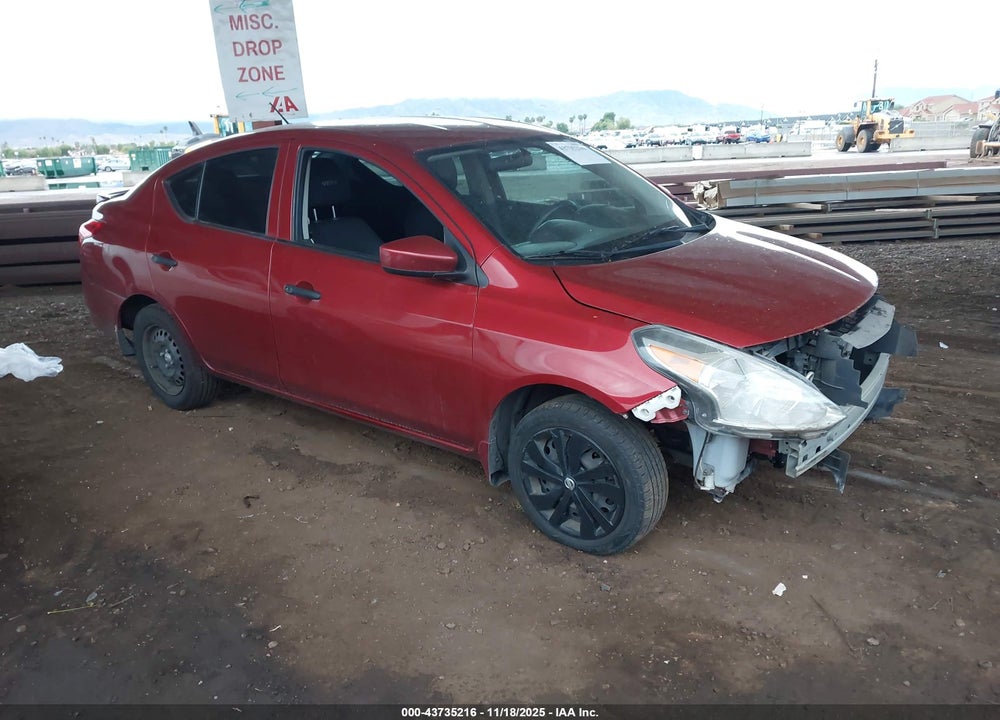 2019 NISSAN VERSA 1.6 S+ VIN: 3N1CN7AP6KL806646