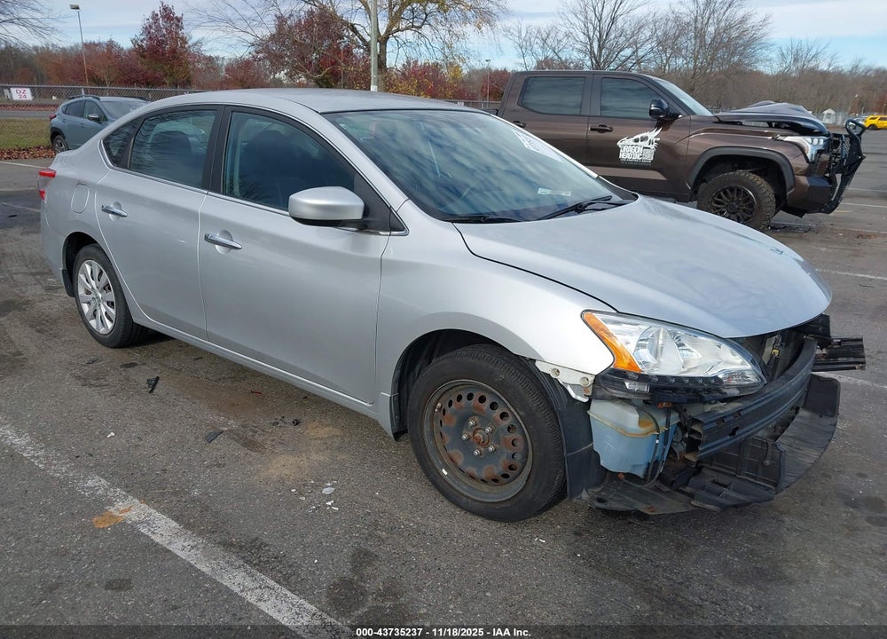 2015 NISSAN SENTRA S VIN: 3N1AB7AP0FY373186