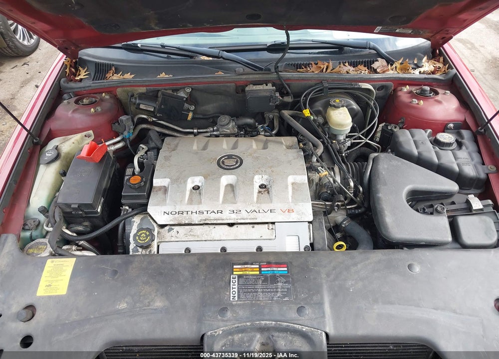 2002 CADILLAC SEVILLE SLS VIN: 1G6KS54Y92U114755