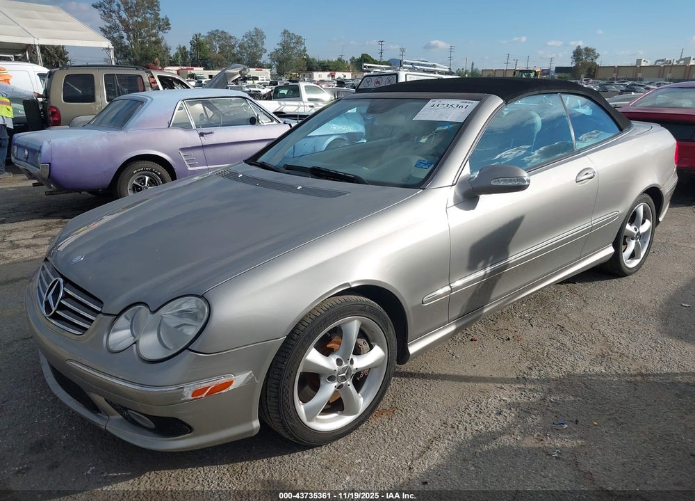 2005 MERCEDES-BENZ CLK 500 VIN: WDBTK75G05T049936