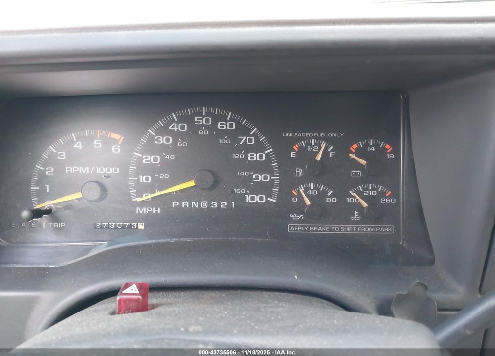 1996 CHEVROLET GMT-400 K1500 VIN: 1GCEK19R6TE159264