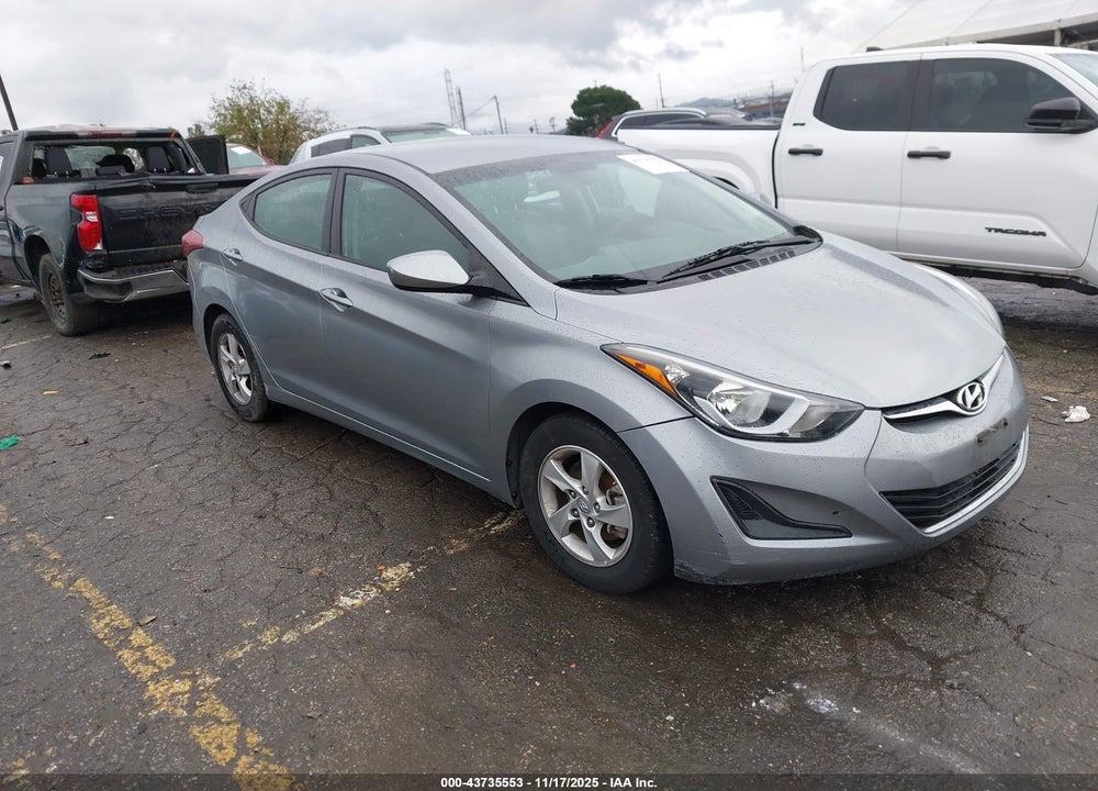 2015 HYUNDAI ELANTRA SE VIN: 5NPDH4AE4FH562085