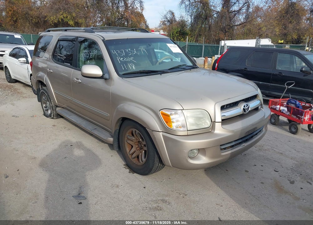 2006 TOYOTA SEQUOIA LIMITED V8 VIN: 5TDBT48A56S272327