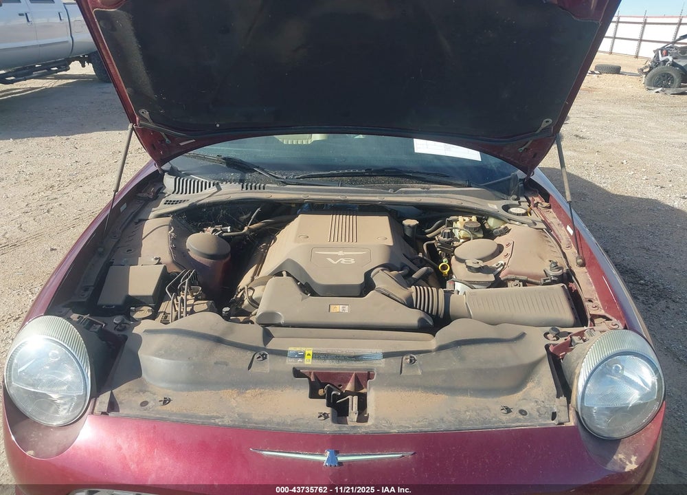 2004 FORD THUNDERBIRD VIN: 1FAHP60A34Y109432