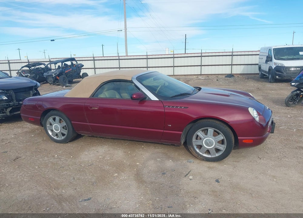 2004 FORD THUNDERBIRD VIN: 1FAHP60A34Y109432