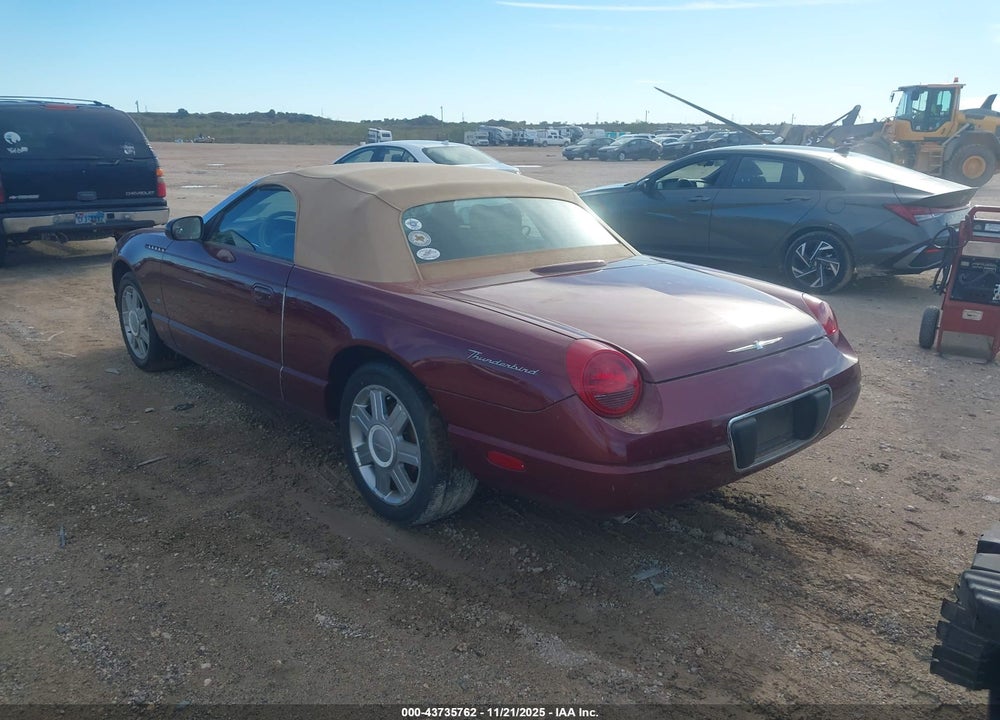 2004 FORD THUNDERBIRD VIN: 1FAHP60A34Y109432