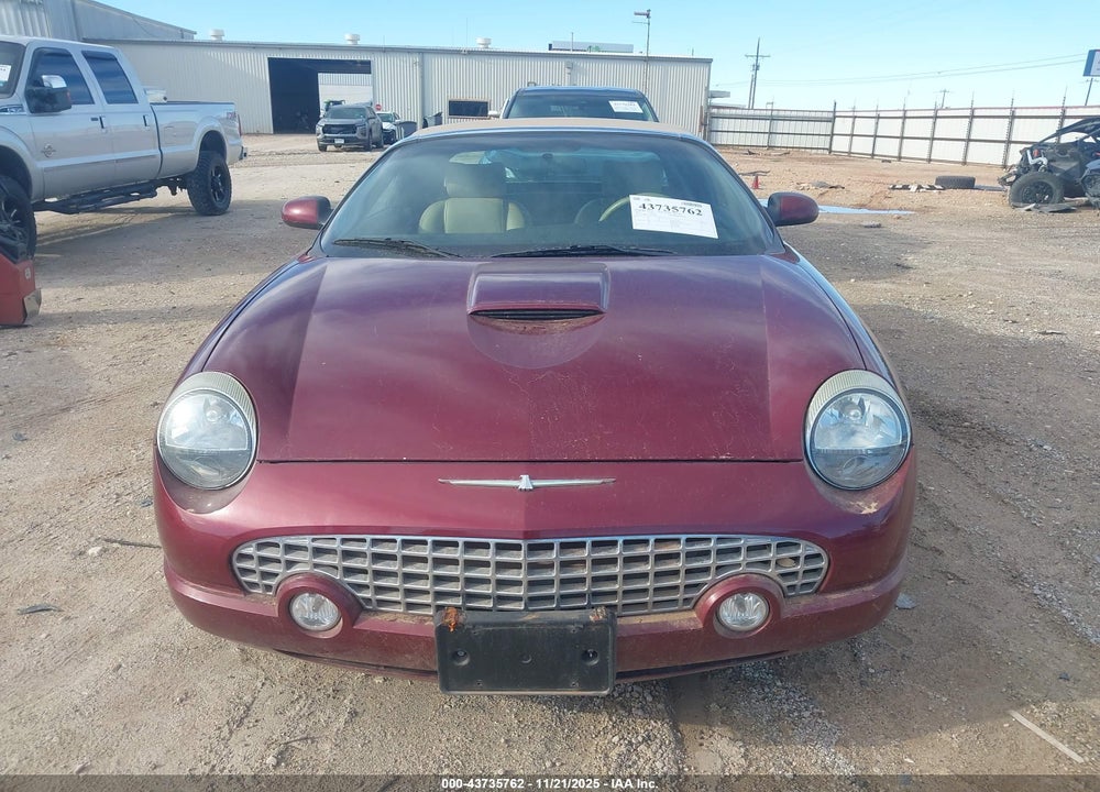 2004 FORD THUNDERBIRD VIN: 1FAHP60A34Y109432