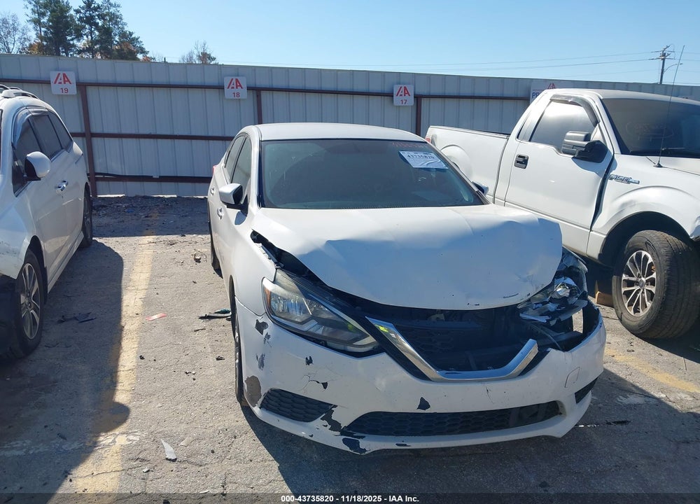 2018 NISSAN SENTRA S VIN: 3N1AB7APXJY316650