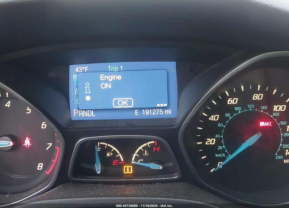 2014 FORD FOCUS SE VIN: 1FADP3F21EL258661