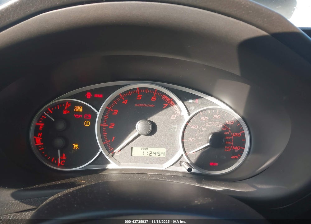 2011 SUBARU IMPREZA WRX LIMITED VIN: JF1GR7E66BG833554