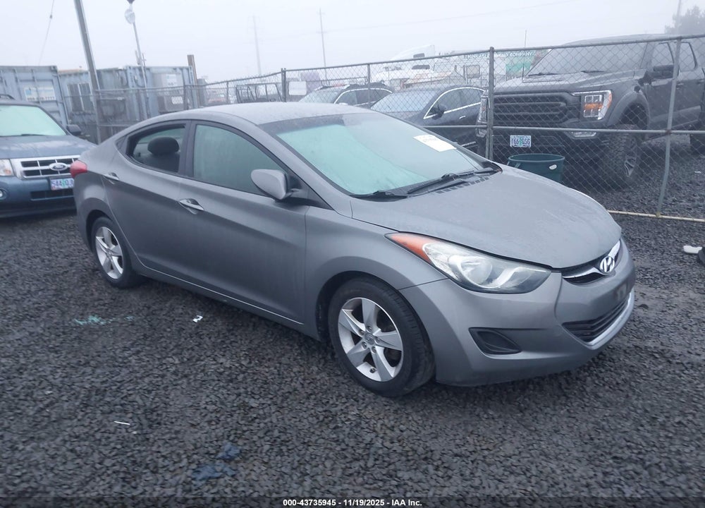 2013 HYUNDAI ELANTRA GLS VIN: 5NPDH4AE8DH346799