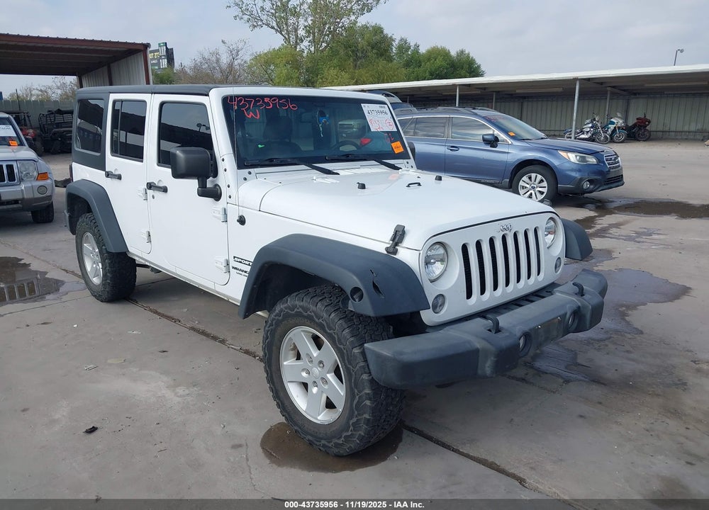 2015 JEEP WRANGLER UNLIMITED SPORT VIN: 1C4BJWDG2FL745422