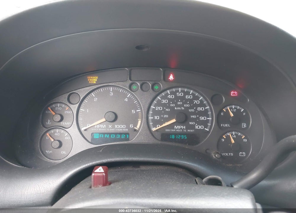 2001 CHEVROLET S-10 VIN: 1GCDT13W81K243673