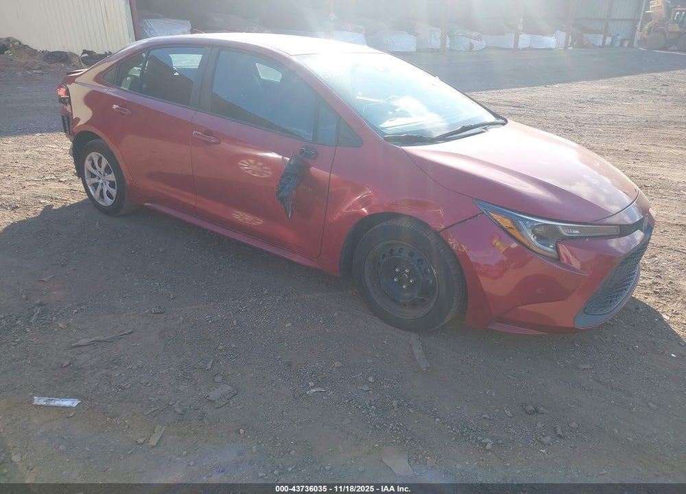 2021 TOYOTA COROLLA LE VIN: 5YFEPMAE0MP204456