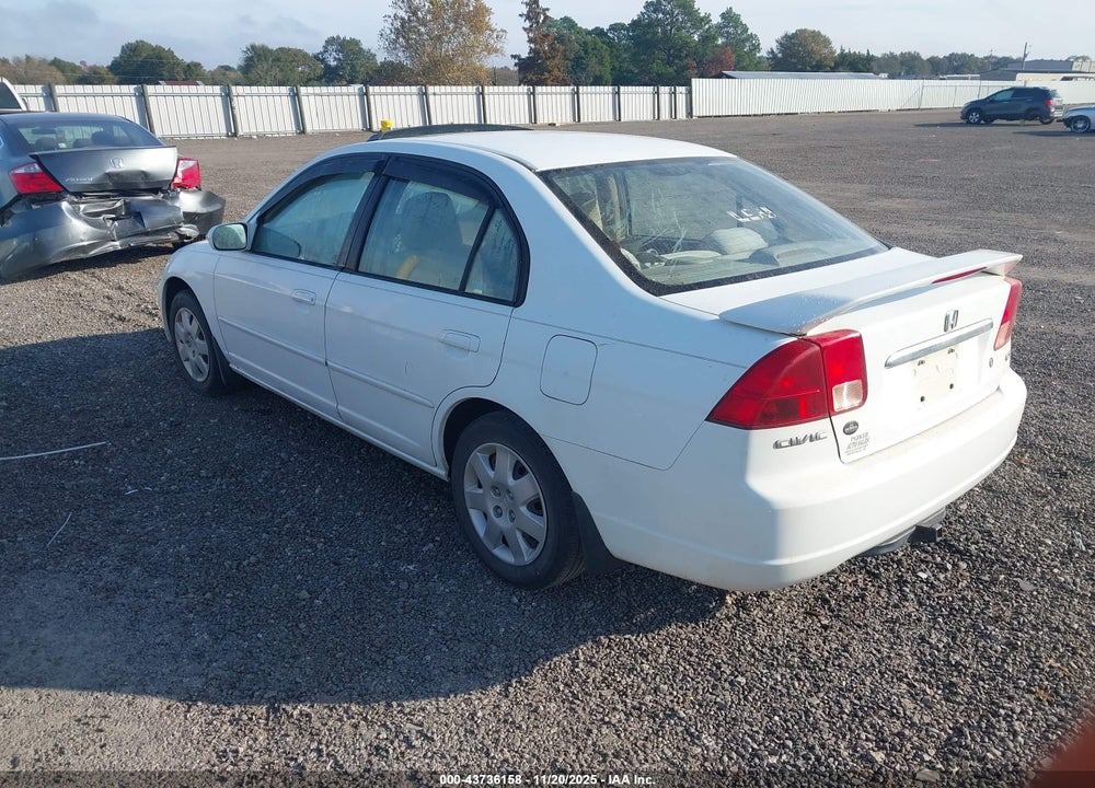 2001 HONDA CIVIC EX VIN: 2HGES26711H617602