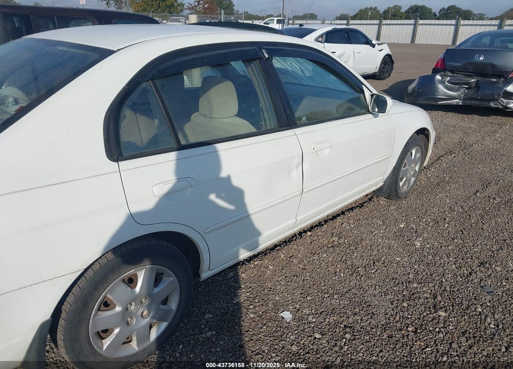 2001 HONDA CIVIC EX VIN: 2HGES26711H617602