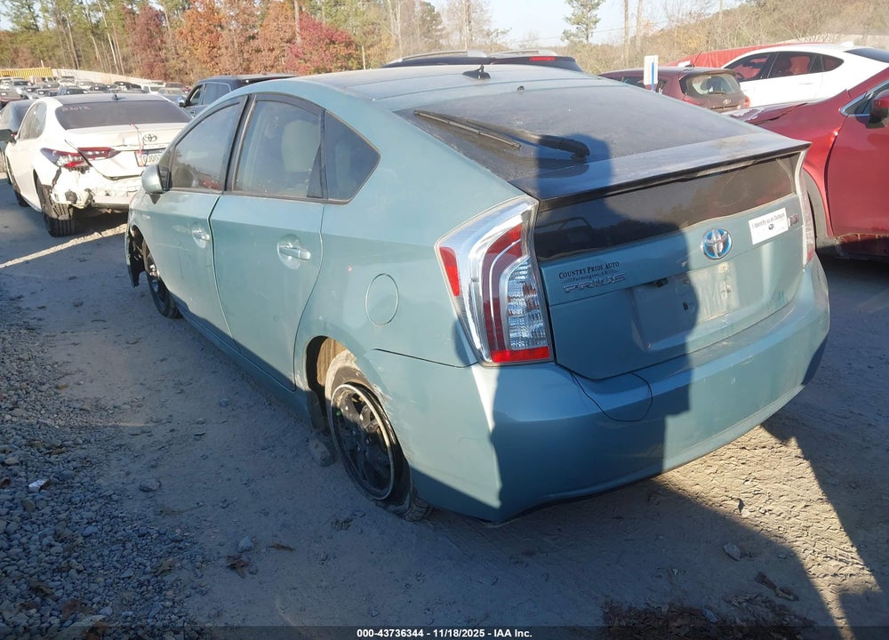 2014 TOYOTA PRIUS THREE VIN: JTDKN3DU6E1839340