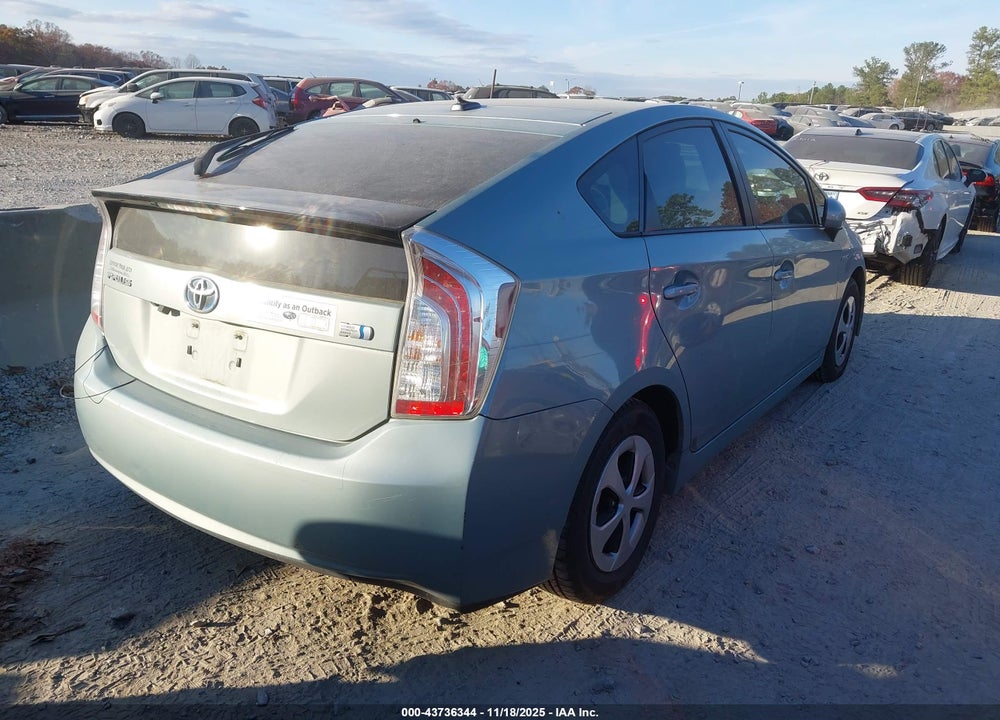 2014 TOYOTA PRIUS THREE VIN: JTDKN3DU6E1839340
