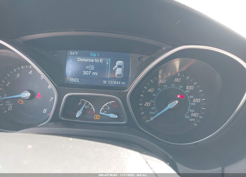 2014 FORD FOCUS SE VIN: 1FADP3K24EL260748