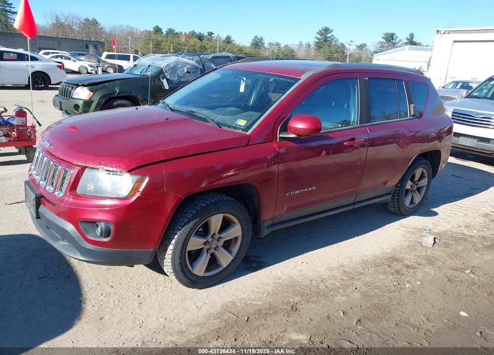 2014 JEEP COMPASS LATITUDE VIN: 1C4NJDEBXED621296