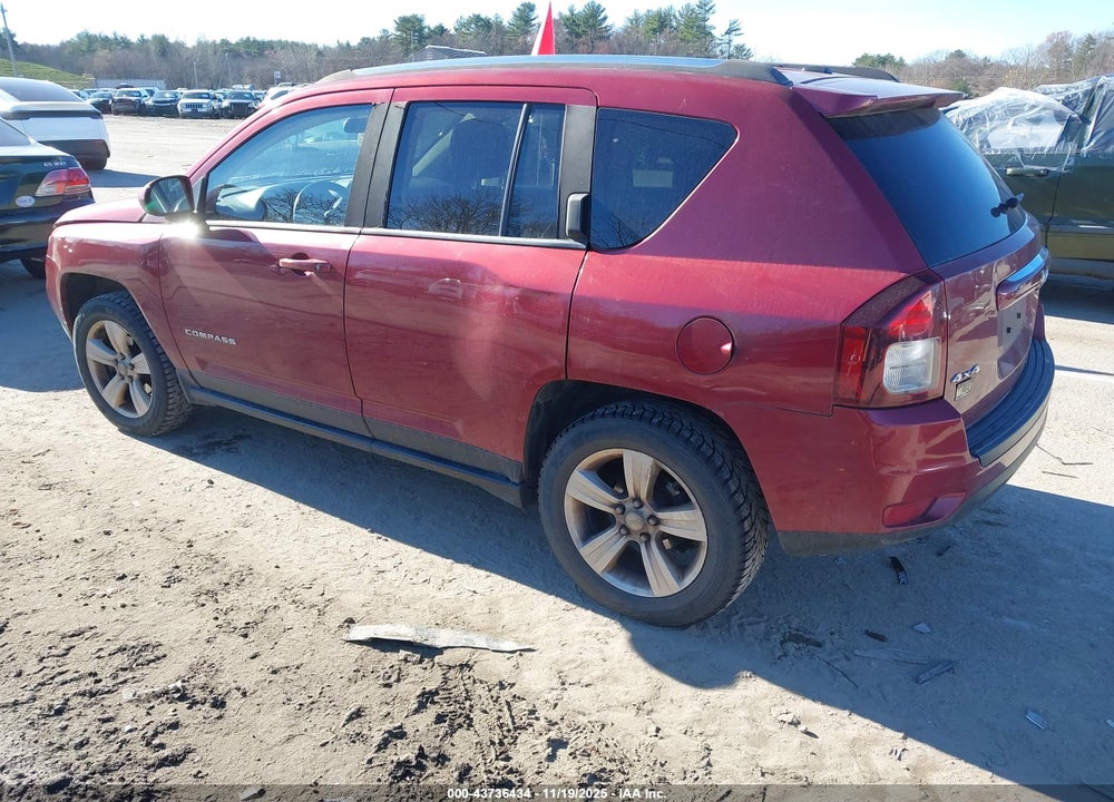 2014 JEEP COMPASS LATITUDE VIN: 1C4NJDEBXED621296