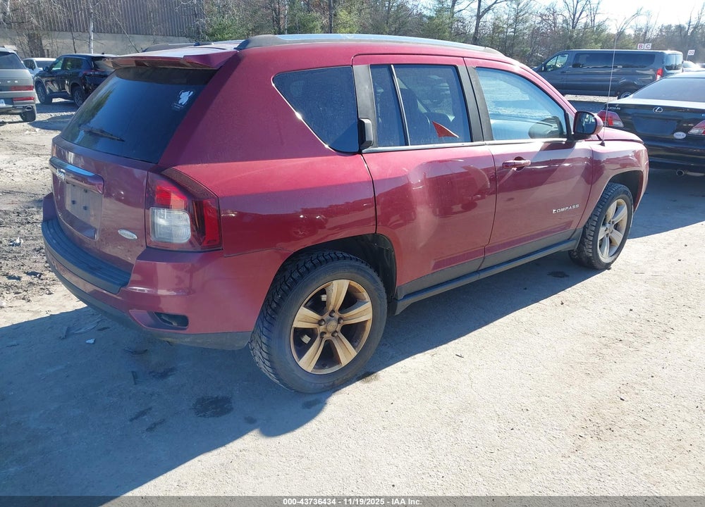 2014 JEEP COMPASS LATITUDE VIN: 1C4NJDEBXED621296