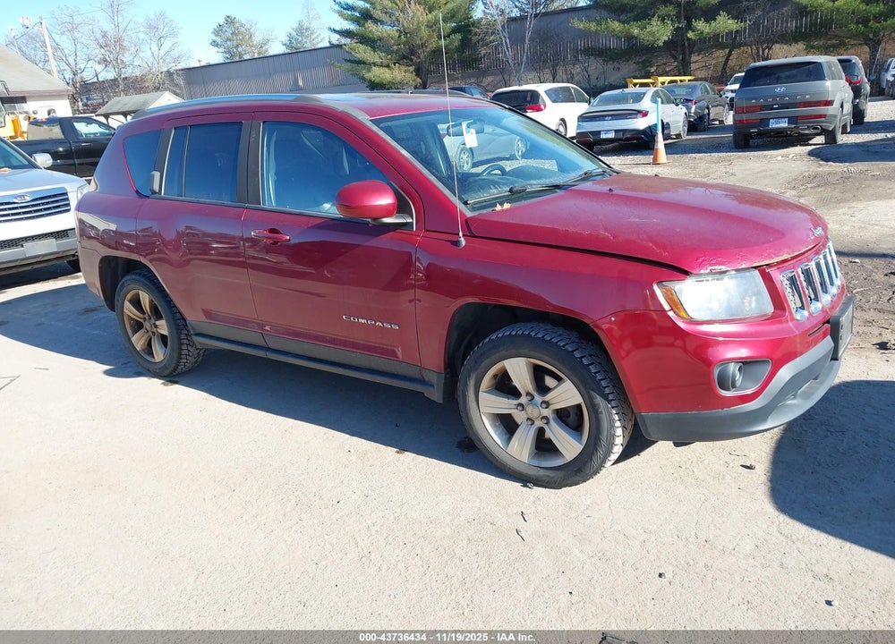 2014 JEEP COMPASS LATITUDE VIN: 1C4NJDEBXED621296