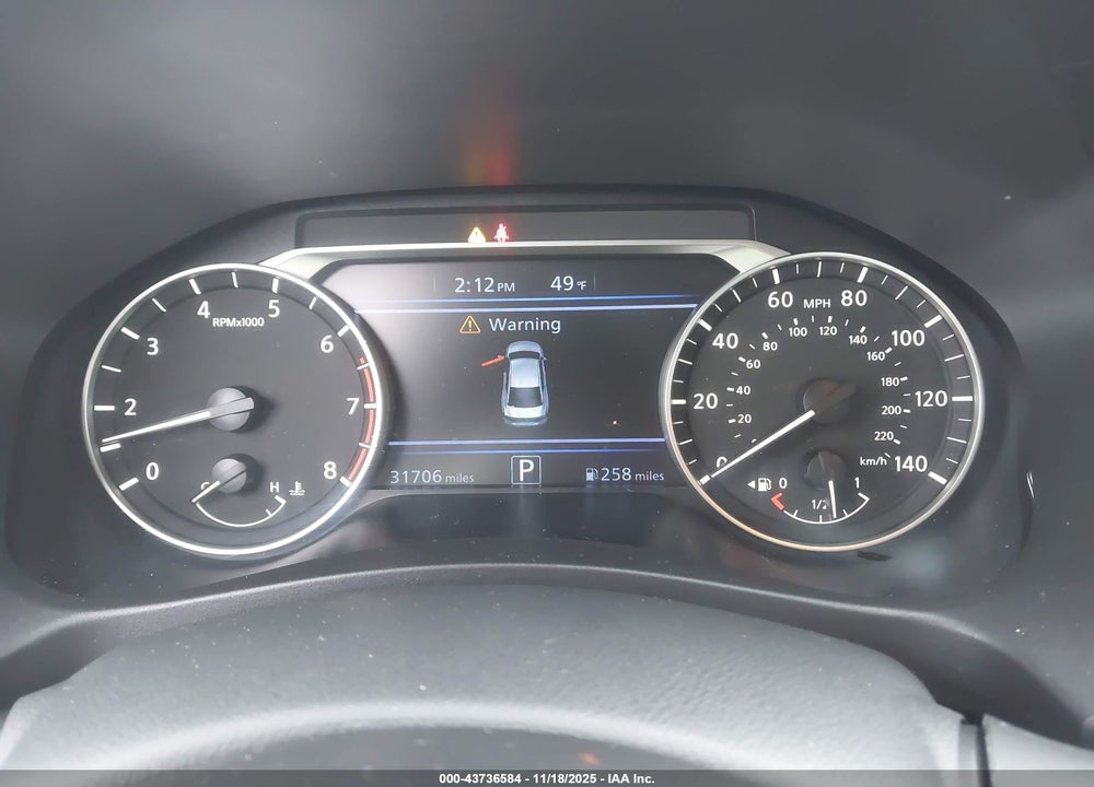 2025 NISSAN ALTIMA SR FWD VIN: 1N4BL4CVXSN310702