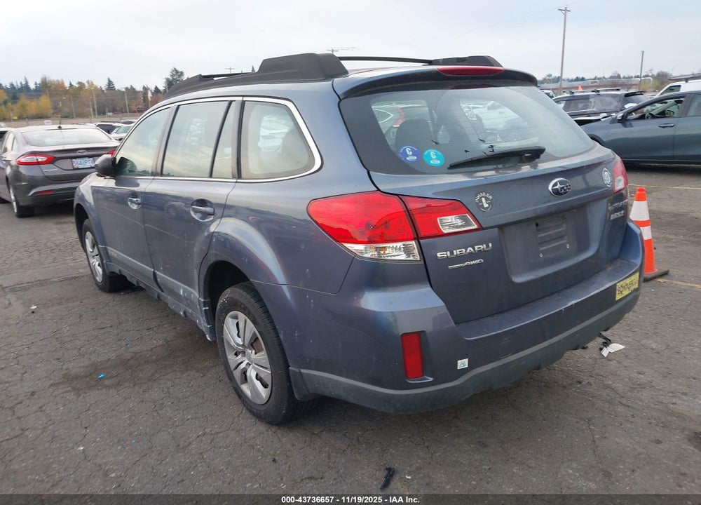 2014 SUBARU OUTBACK 2.5I VIN: 4S4BRBAC7E3320534