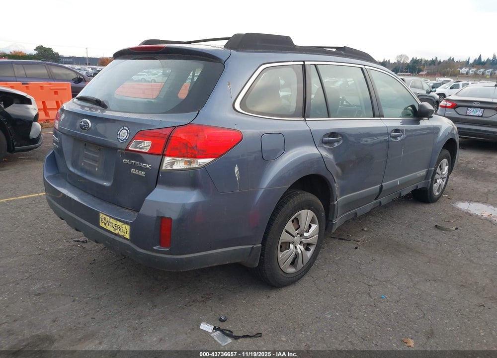 2014 SUBARU OUTBACK 2.5I VIN: 4S4BRBAC7E3320534