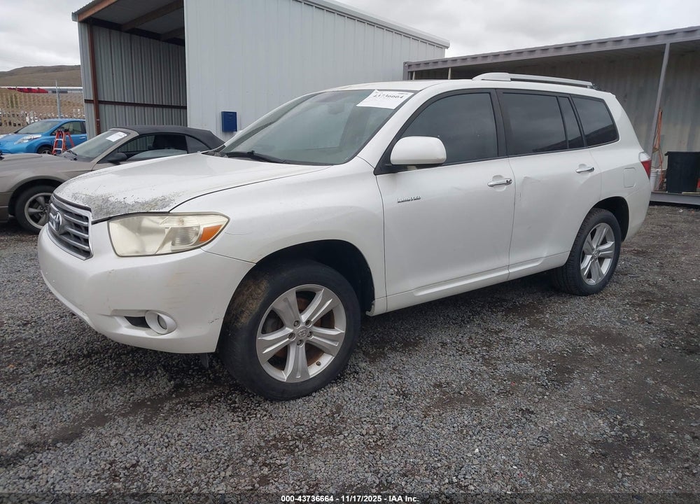 2008 TOYOTA HIGHLANDER LIMITED VIN: JTEDS42A882047362