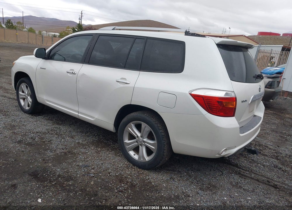 2008 TOYOTA HIGHLANDER LIMITED VIN: JTEDS42A882047362