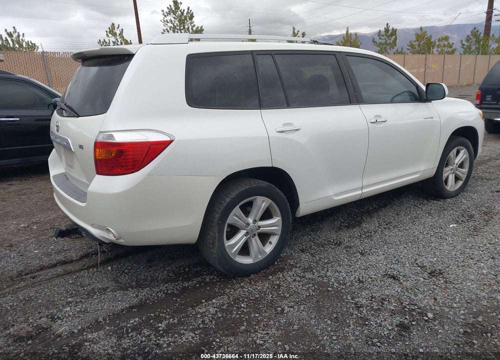 2008 TOYOTA HIGHLANDER LIMITED VIN: JTEDS42A882047362