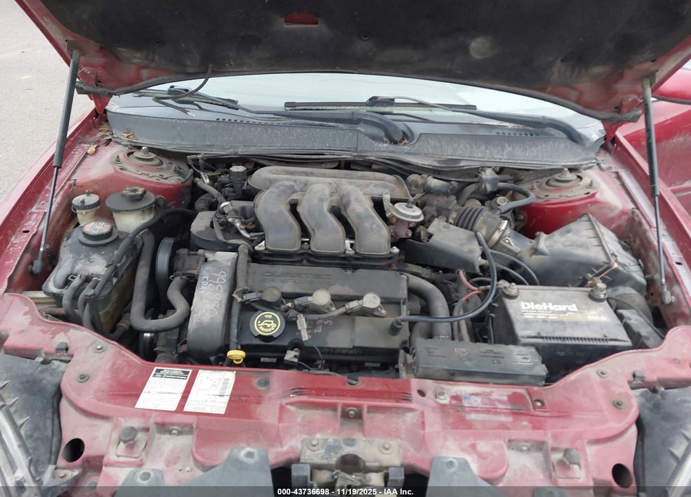 2000 FORD TAURUS SE VIN: 1FAFP58S2YG147339