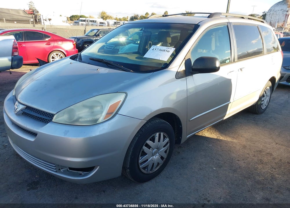 2005 TOYOTA SIENNA LE VIN: 5TDZA23CX5S247827