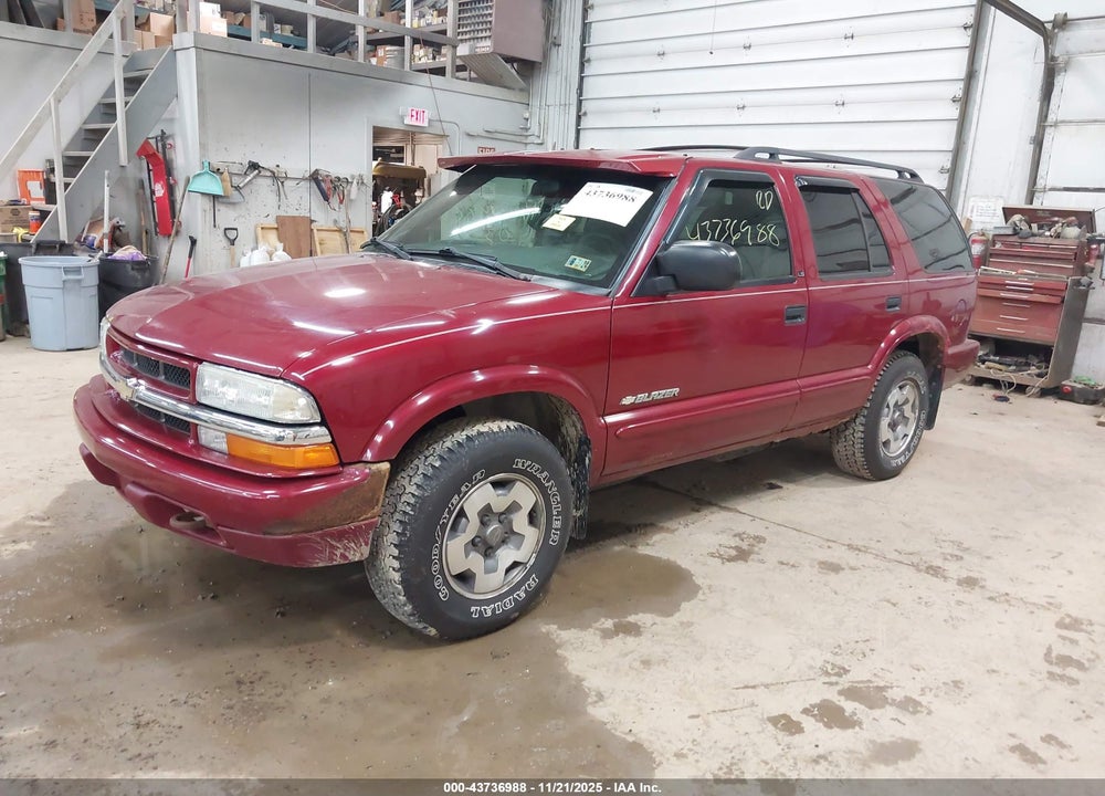 2003 CHEVROLET BLAZER LS VIN: 1GNDT13X23K181853